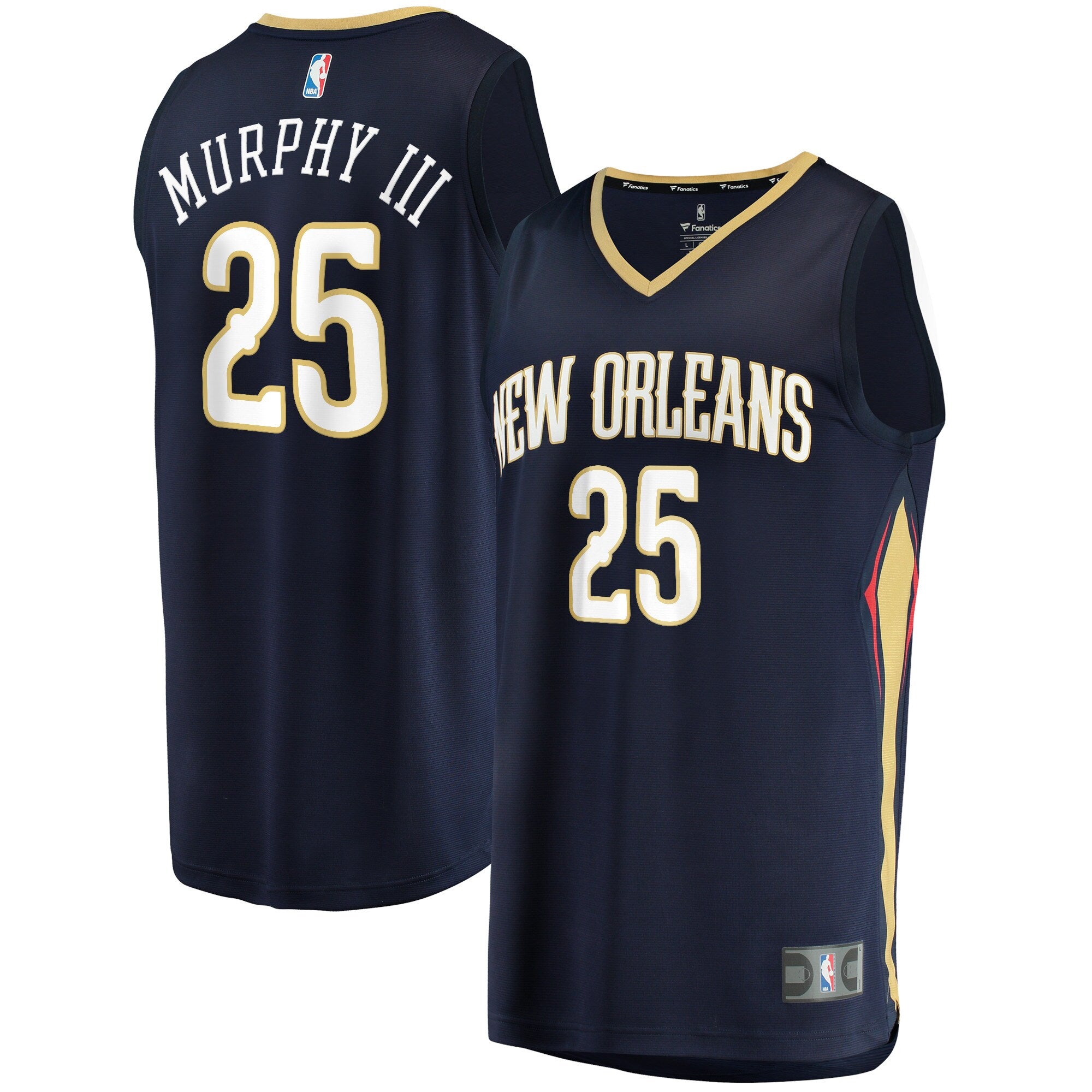 Trey Murphy III New Orleans Pelicans Fast Break Replica Jersey - Icon Edition - Navy Basketball TJS0421