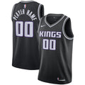 Sacramento Kings Swingman Custom Jersey Black - Statement Edition Basketball TJS0494