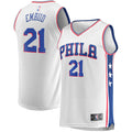 Joel Embiid Philadelphia 76ers Replica Jersey - Association Edition - White Basketball TJS0348