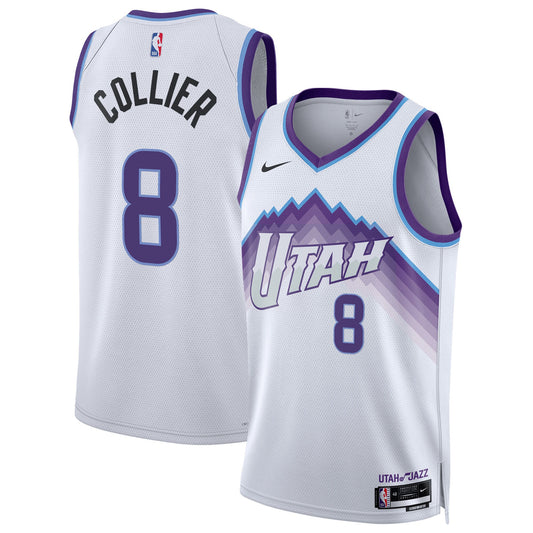 Isaiah Collier Utah Jazz Unisex Swingman Jersey - Association Edition - White Basketball TJS0418