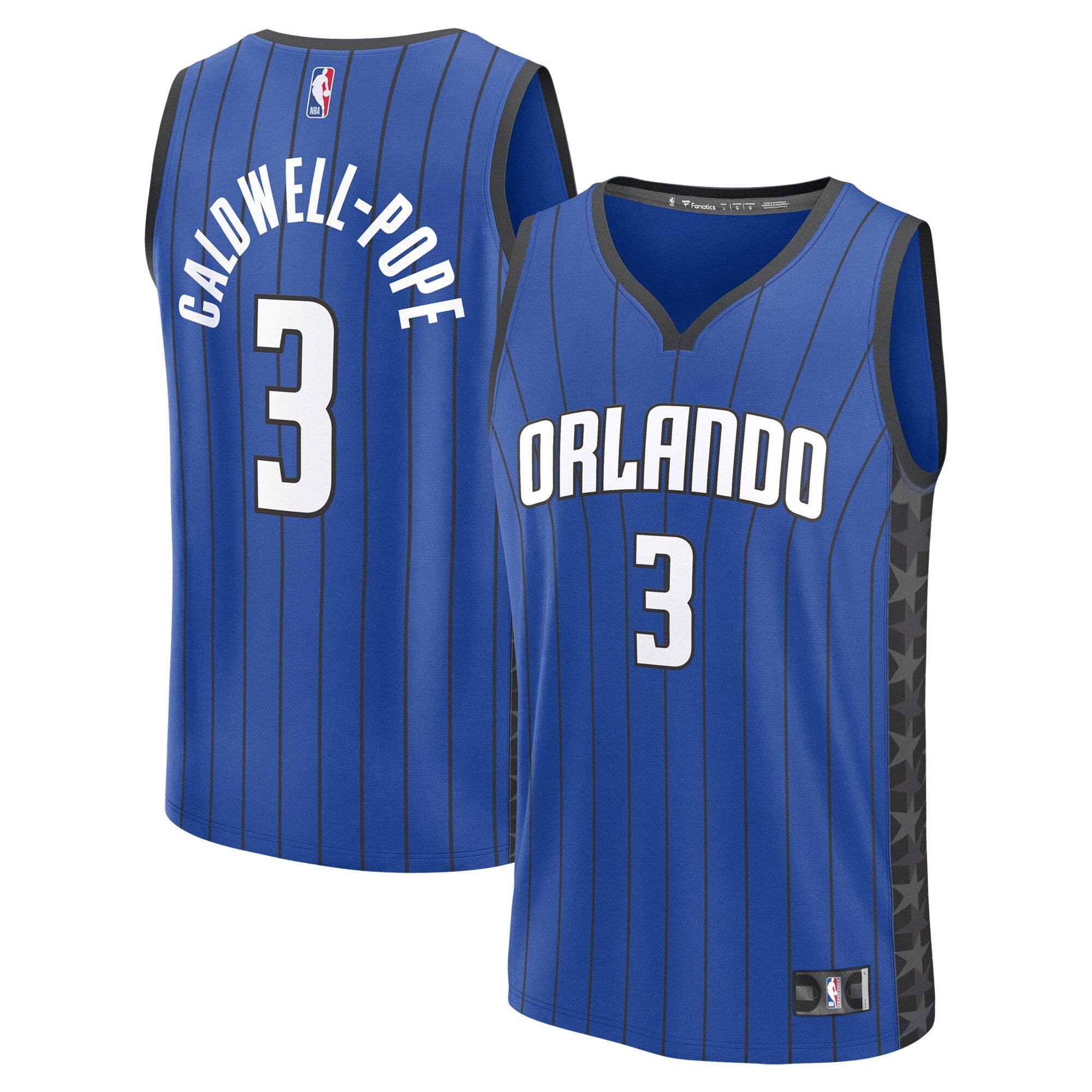 Kentavious Caldwell-Pope Orlando Magic Fast Break Replica Player Jersey - Statement Edition - Blue Basketball TJS0416