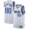 Dallas Mavericks 2020/21 Swingman Custom Jersey - Association Edition - White Basketball TJS0353