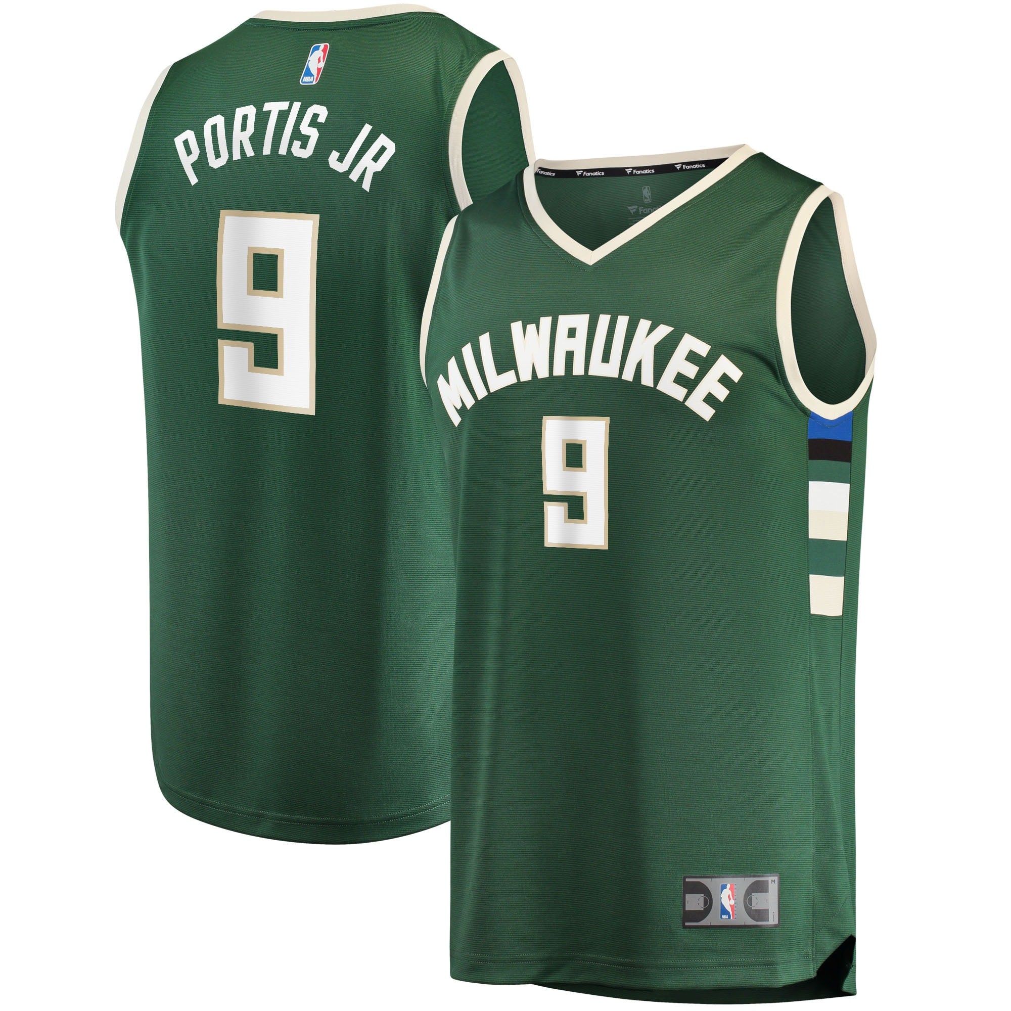 Bobby Portis Milwaukee Bucks Fast Break Replica Jersey - Icon Edition - Green Basketball TJS0432