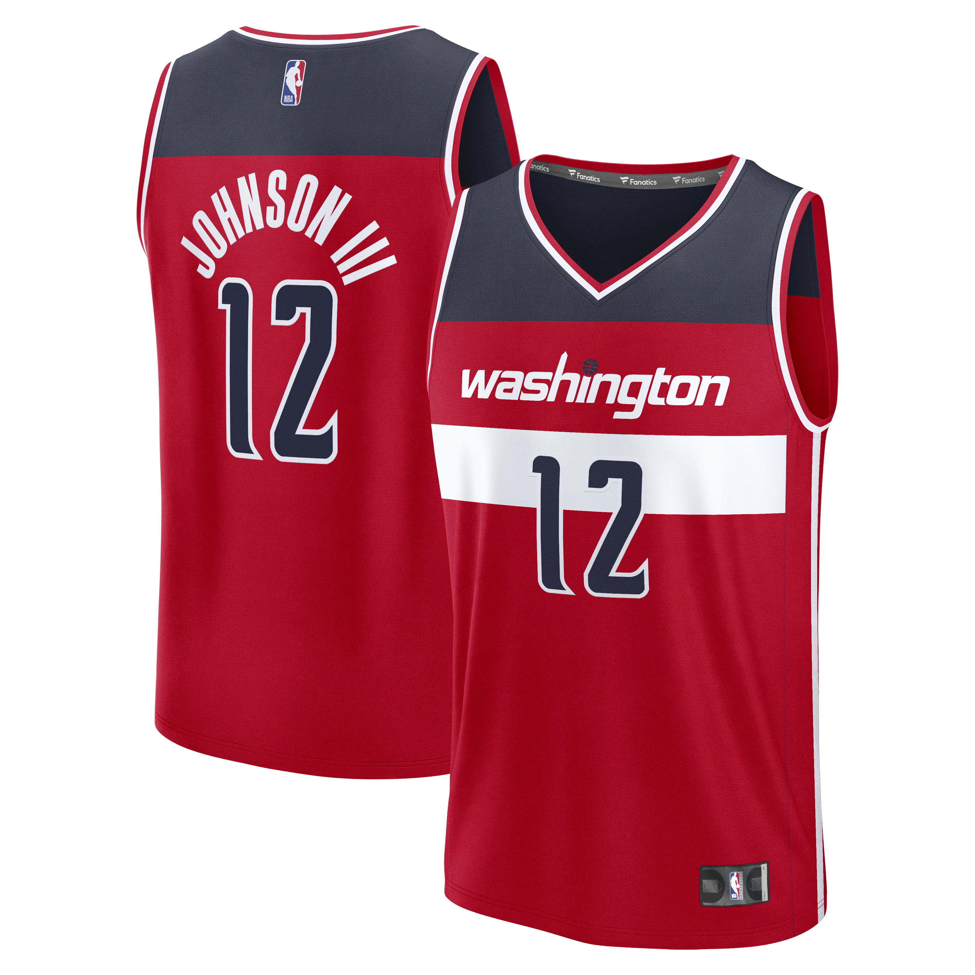 Tre Johnson III Washington Wizards Fast Break Replica Jersey - Icon Edition - Red Basketball TJS0484