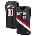 Scoot Henderson Portland Trail Blazers Fast Break Replica Jersey - Icon Edition - Black Basketball TJS0445