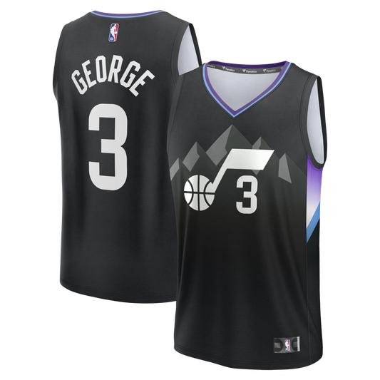 Keyonte George Utah Jazz Fast Break Replica Jersey - Statement Edition - Black Basketball TJS0473