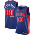 Detroit Pistons Swingman Custom Jersey Blue - Icon Edition Basketball TJS0317
