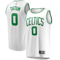 Jayson Tatum Boston Celtics Fast Break Replica Away Jersey White - Association Edition Basketball TJS0384