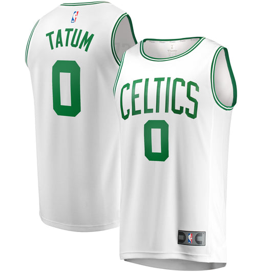 Jayson Tatum Boston Celtics Fast Break Replica Away Jersey White - Association Edition Basketball TJS0384