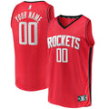 Houston Rockets Fast Break Custom Replica Jersey - Icon Edition � Red Basketball TJS0363