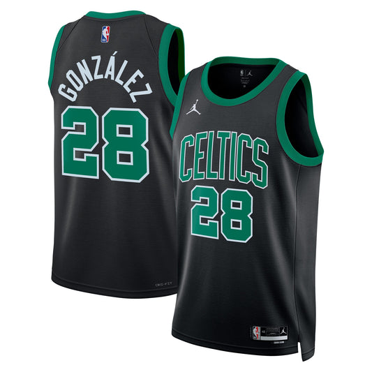 Hugo Gonz�lez Boston Celtics Jordan Brand Unisex Swingman Jersey - Black - Statement Edition Basketball TJS0313
