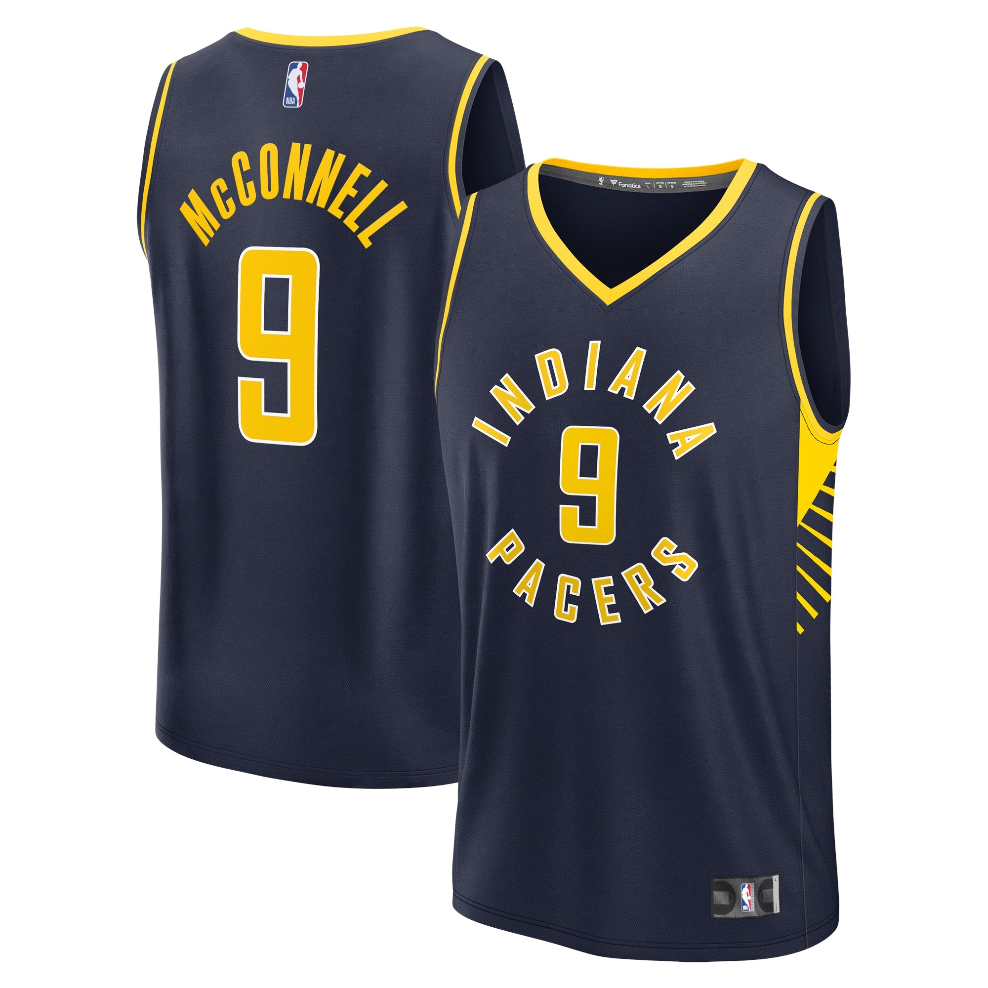T.J. McConnell Indiana Pacers Fast Break Replica Player Jersey - Icon Edition - Navy Basketball TJS0312