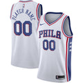 Philadelphia 76ers 2020/21 Swingman Custom Jersey - Association Edition - White Basketball TJS0406