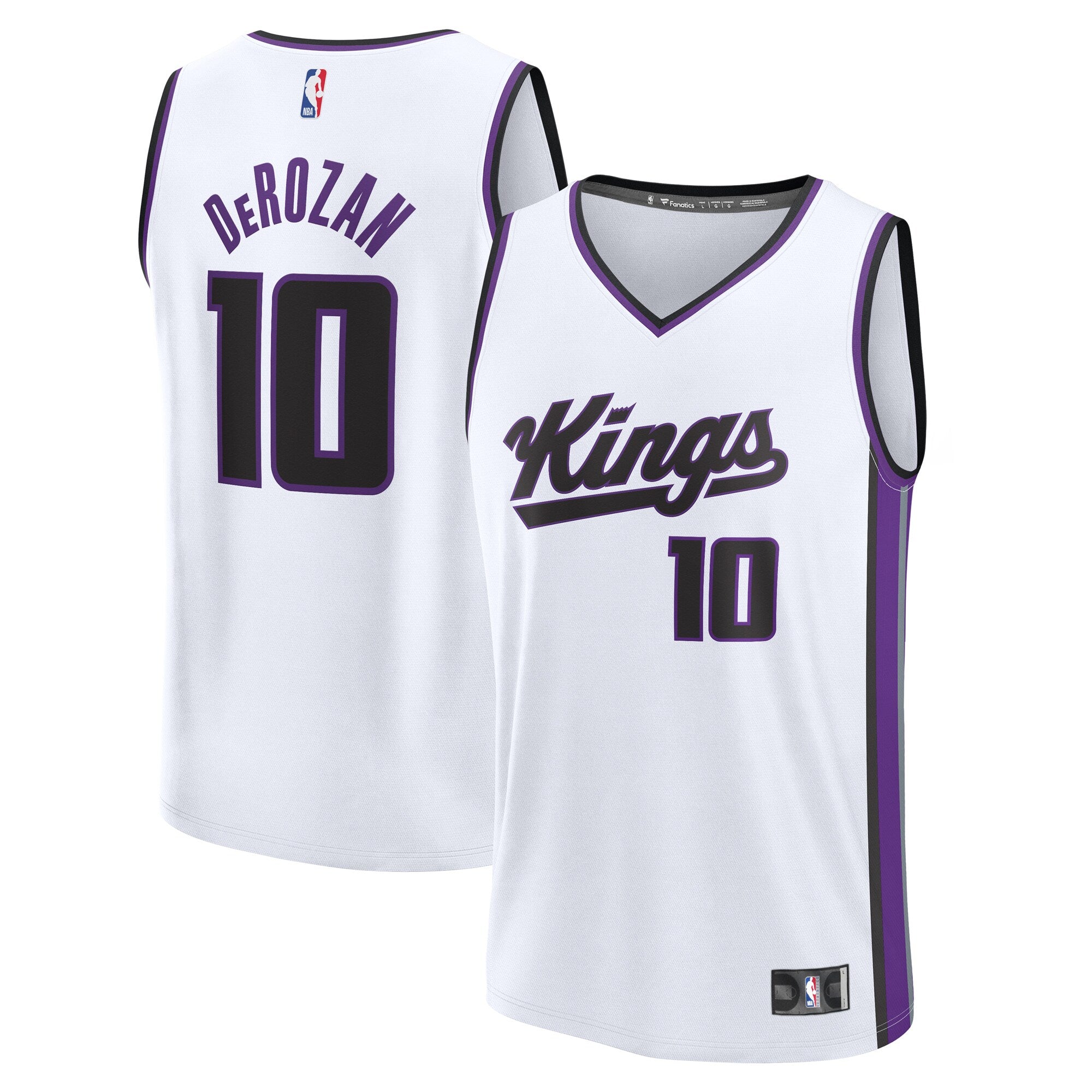 DeMar DeRozan Sacramento Kings Fast Break Replica Player Jersey - Association Edition - White Basketball TJS0301
