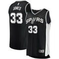 Tre Jones San Antonio Spurs Fast Break Replica Jersey - Icon Edition - Black Basketball TJS0431