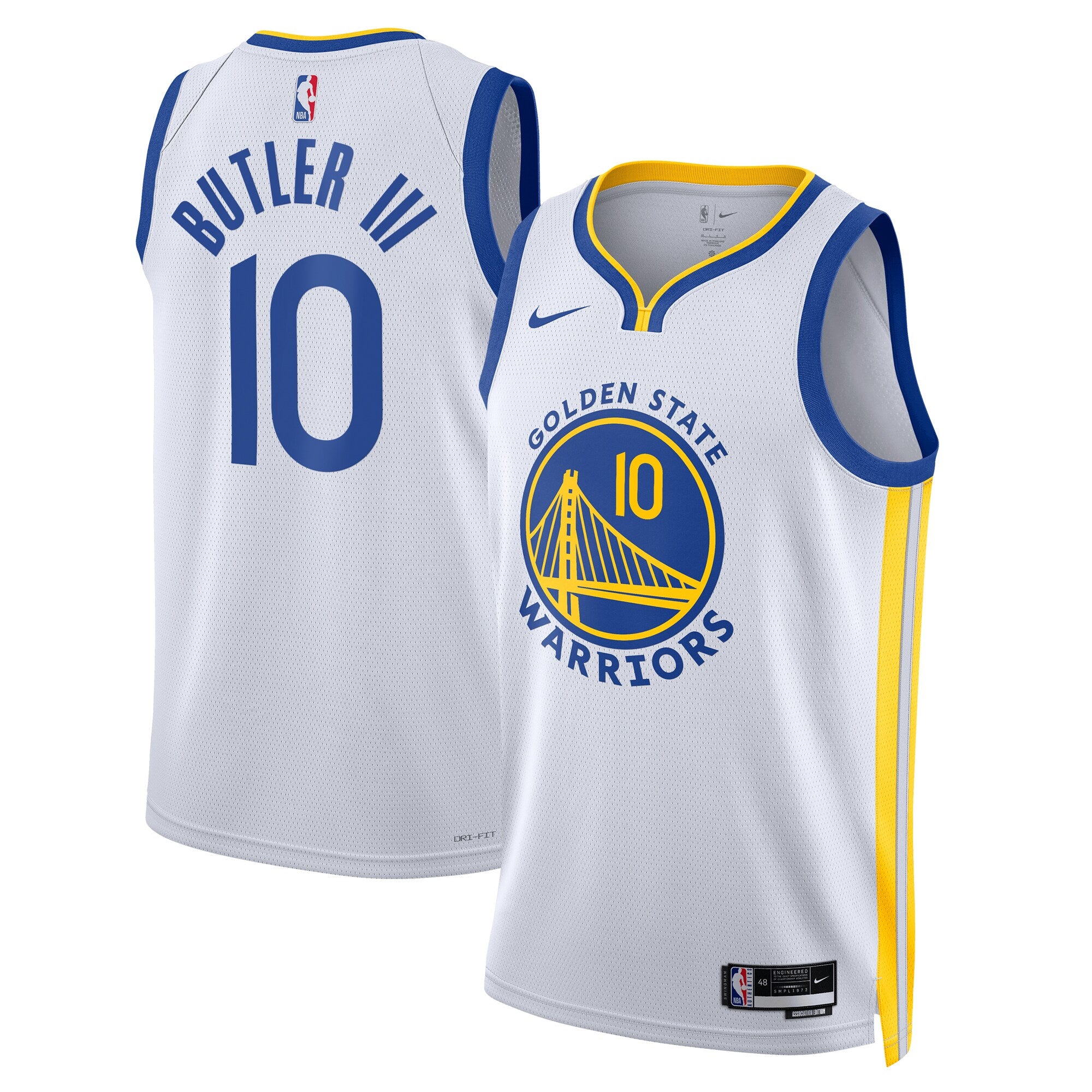 Jimmy Butler Golden State Warriors Unisex Swingman Jersey - Association Edition - White Basketball TJS0457
