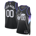 Utah Jazz Jordan Brand Unisex 2024/25 Custom Swingman Jersey - Statement Edition - Black Basketball TJS0466