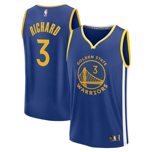 Will Richard Golden State Warriors Fast Break Replica Jersey - Blue - Icon Edition Basketball TJS0497