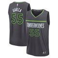 Luka Garza Minnesota Timberwolves Fast Break Replica Player Jersey - Statement Edition - Charcoal Basketball TJS0361