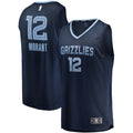 Ja Morant Memphis Grizzlies Fast Break Replica Jersey Navy - Icon Edition Basketball TJS0305