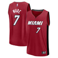 Kel'el Ware Miami Heat Fast Break Player Jersey - Statement Edition - Red Basketball TJS0434