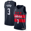 Trae Young Washington Wizards Jordan Brand Unisex Swingman Jersey - Statement Edition - Navy Basketball TJS0483