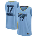 Yuki Kawamura Memphis Grizzlies Fast Break Replica Player Jersey - Statement Edition - Light Blue Basketball TJS0400