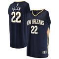 Derik Queen New Orleans Pelicans Fast Break Replica Jersey - Navy - Icon Edition Basketball TJS0395