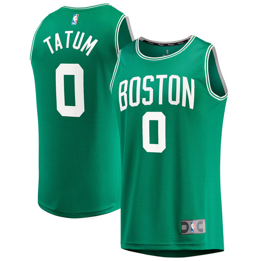 Jayson Tatum Boston Celtics Fast Break Replica Jersey - Icon Edition - Kelly Green Basketball TJS0307