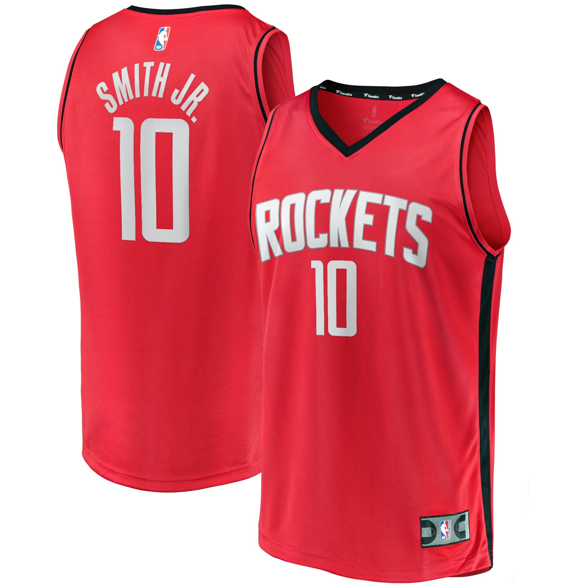 Jabari Smith Jr. Houston Rockets Fast Break Replica Player Jersey - Icon Edition - Red Basketball TJS0399
