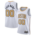 Boston Celtics Unisex 2025/26 City Edition Swingman Custom Jersey - White Basketball TJS0448
