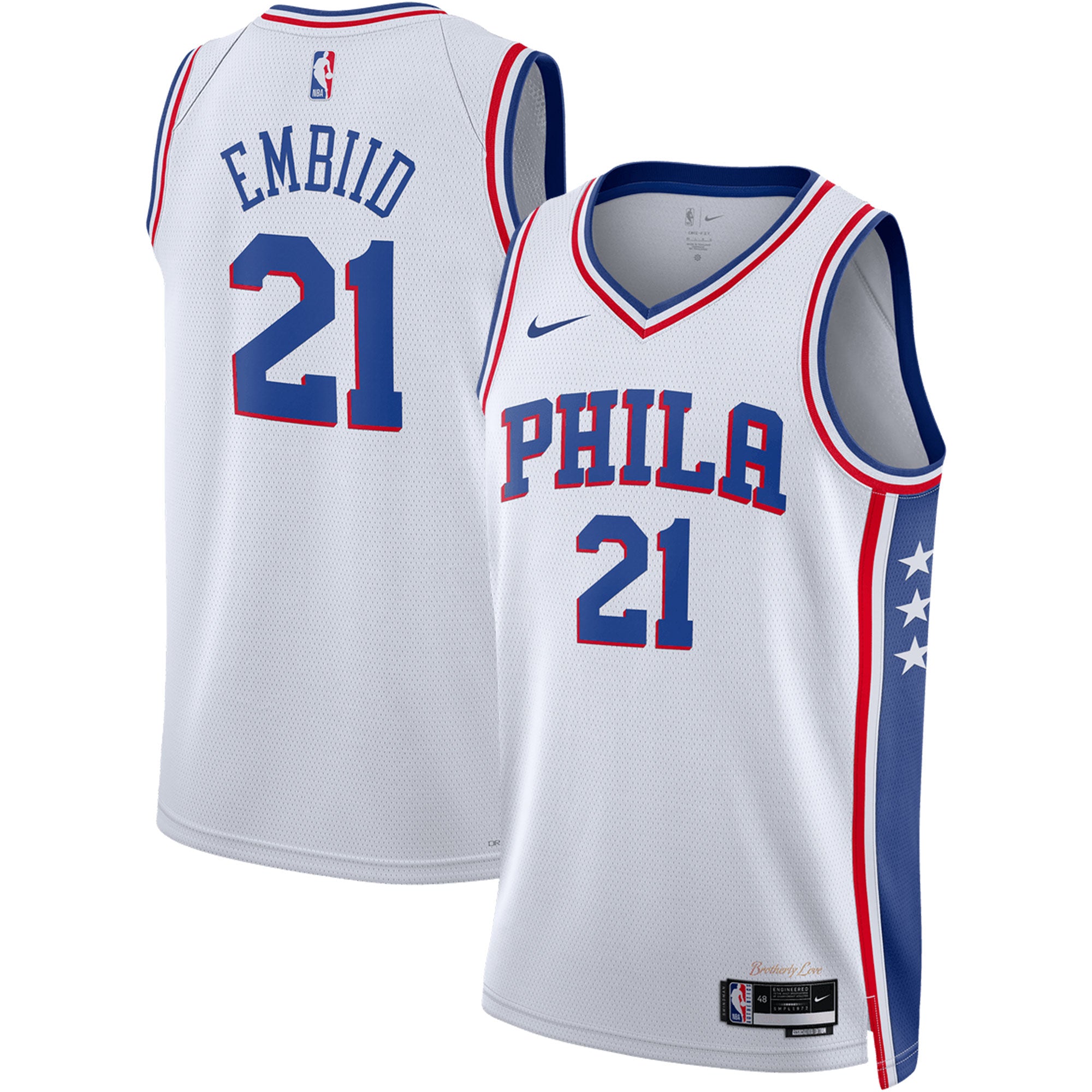 Joel Embiid Philadelphia 76ers Unisex Swingman Jersey - Association Edition - White Basketball TJS0394