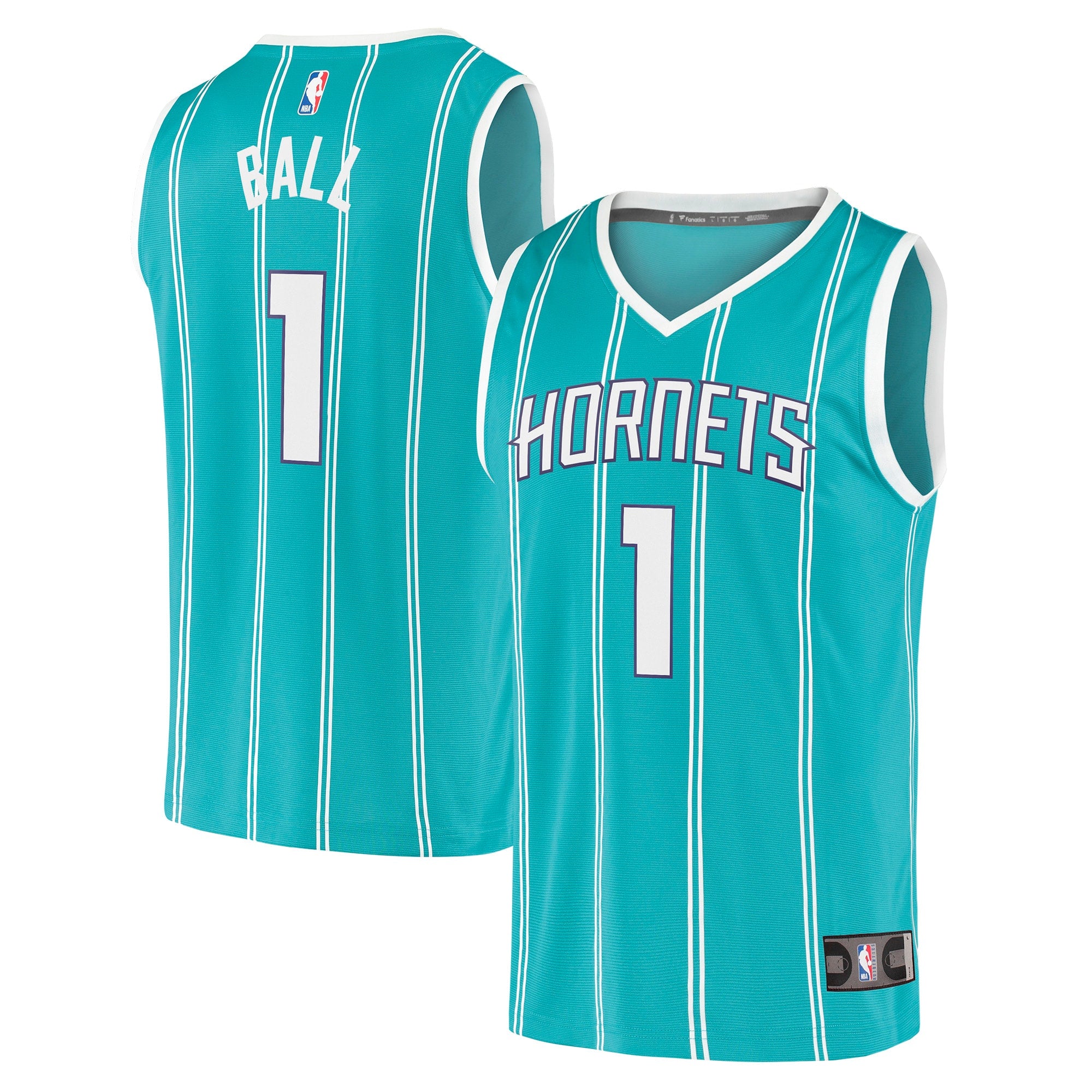 LaMelo Ball Charlotte Hornets Fast Break Replica Jersey - Icon Edition - Teal Basketball TJS0468