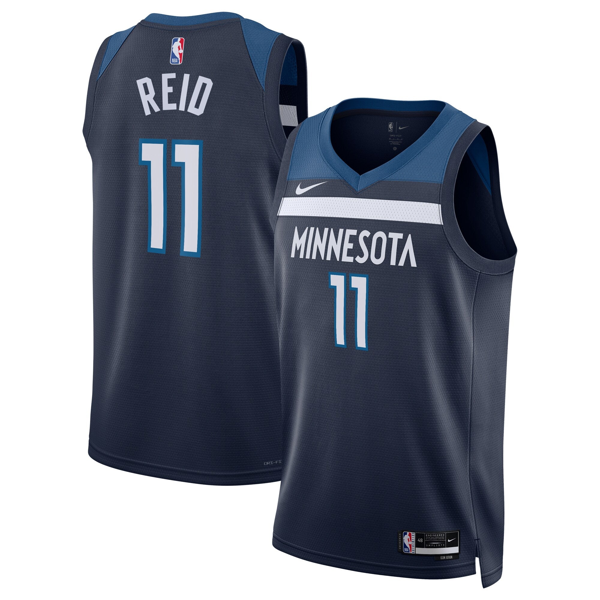 Naz Reid Minnesota Timberwolves Unisex Swingman Jersey - Icon Edition - Navy Basketball TJS0398