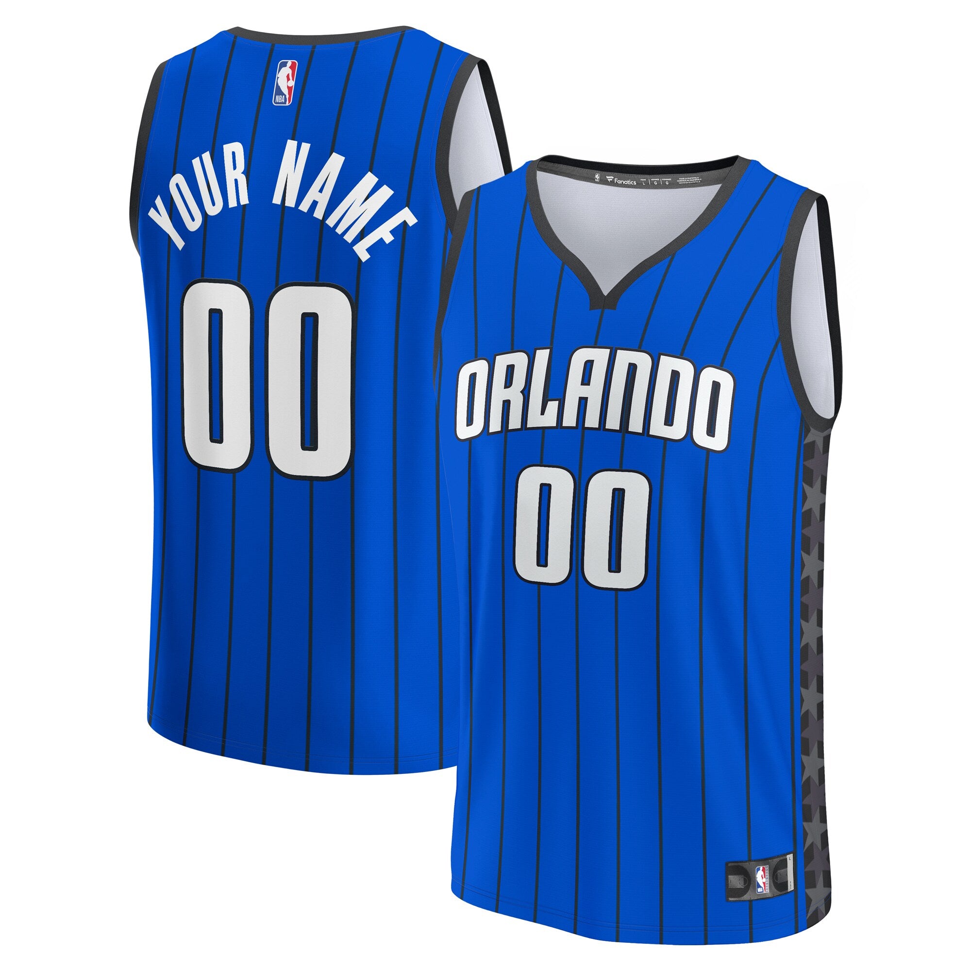 Orlando Magic Fast Break Custom Jersey - Blue - Statement Edition Basketball TJS0464