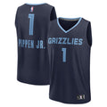 Scotty Pippen Jr. Memphis Grizzlies Fast Break Replica Player Jersey - Icon Edition - Navy Basketball TJS0524