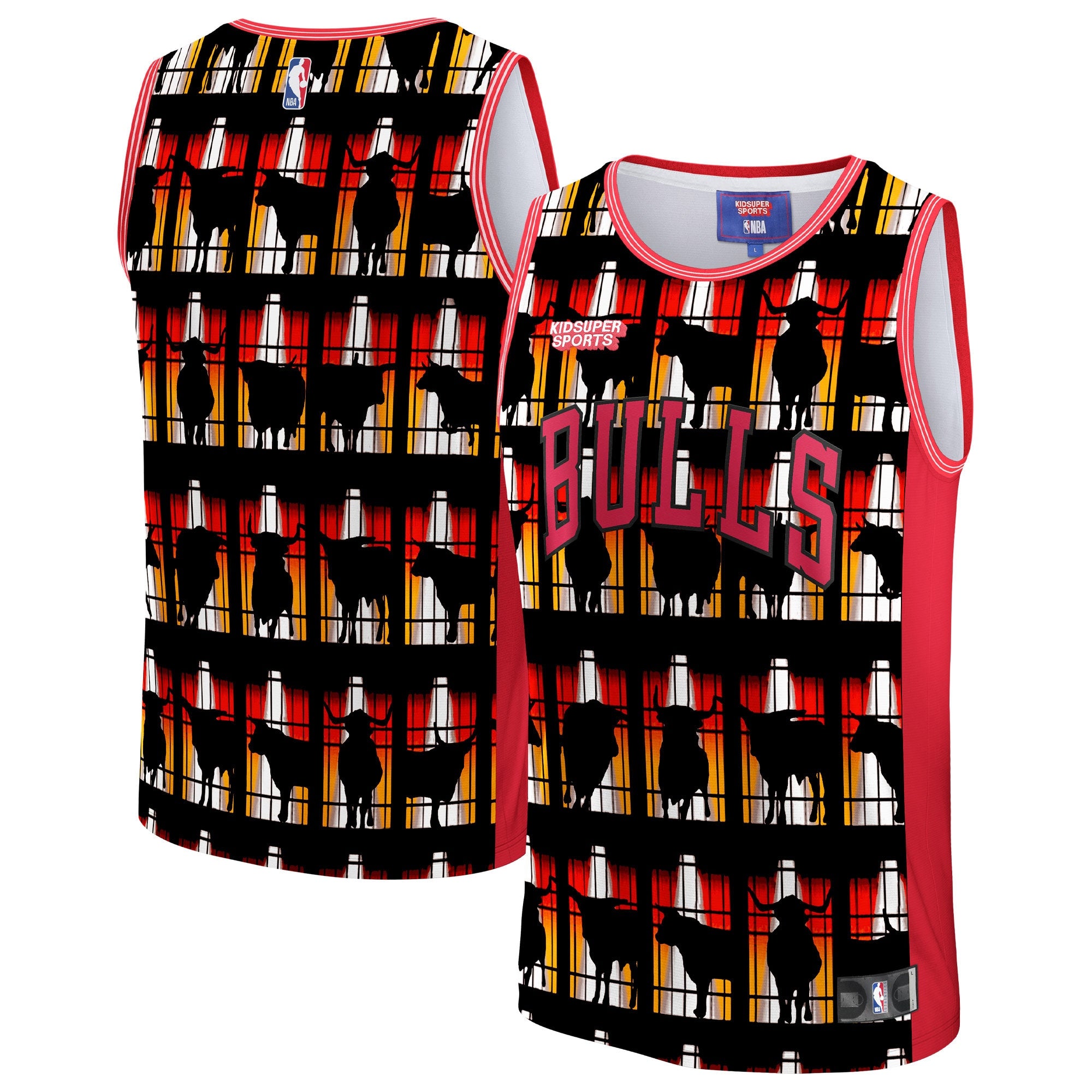 Chicago Bulls & KidSuper Studios by Unisex Hometown Jersey - Red Basketball TJS0565