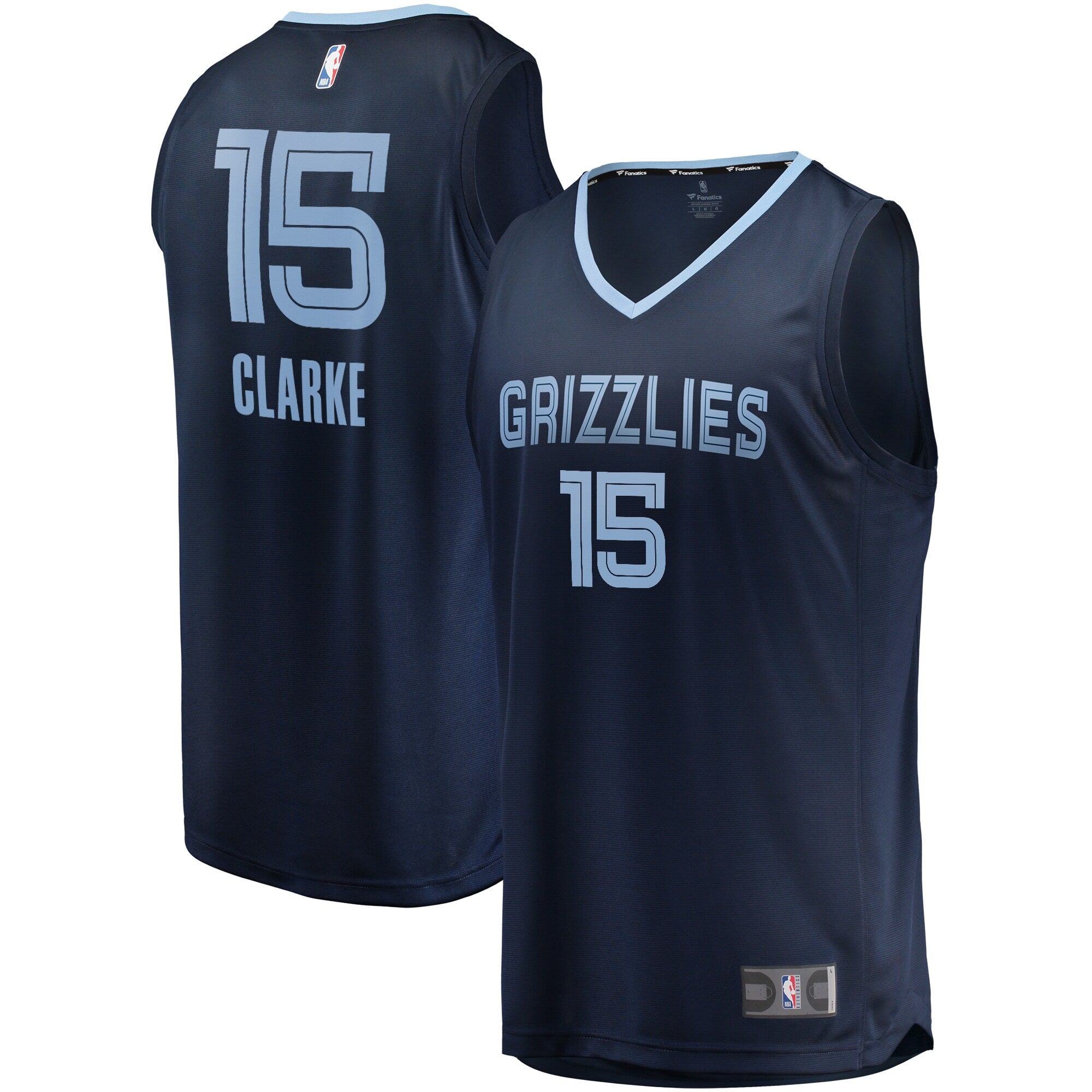 Brandon Clarke Memphis Grizzlies Fast Break Replica Jersey Navy - Icon Edition Basketball TJS0386