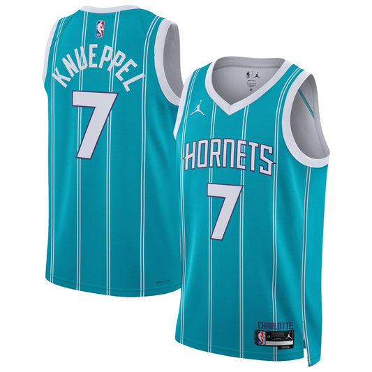 Kon Knueppel Charlotte Hornets Jordan Brand Unisex Swingman Jersey - Icon Edition - Teal Basketball TJS0566