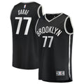 Ben Saraf Brooklyn Nets Fast Break Replica Jersey - Black - Icon Edition Basketball TJS0511