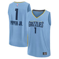 Scotty Pippen Jr. Memphis Grizzlies Fast Break Replica Player Jersey - Statement Edition - Light Blue Basketball TJS0413