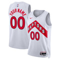 Toronto Raptors Unisex Swingman Custom Jersey White - Association Edition Basketball TJS0522