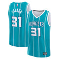 Tidjane Salaun Charlotte Hornets 2024 Draft Fast Break Player Jersey - Icon Edition - Teal Basketball TJS0503