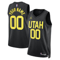 Utah Jazz Jordan Brand Unisex 2022/23 Swingman Custom Jersey - Statement Edition - Black Basketball TJS0346