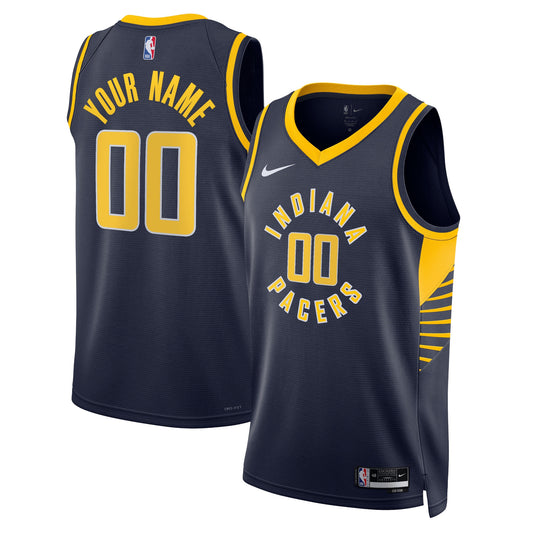 Indiana Pacers Unisex 2022/23 Swingman Custom Jersey Navy - Icon Edition Basketball TJS0552