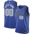 Dallas Mavericks Swingman Custom Jersey Blue - Icon Edition Basketball TJS0501