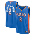 Shai Gilgeous-Alexander Oklahoma City Thunder Fast Break Replica Player Jersey - Icon Edition - Blue Basketball TJS0541