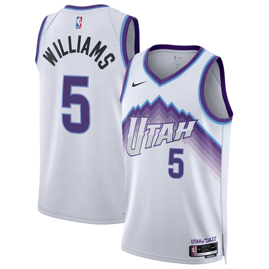 Cody Williams Utah Jazz Unisex Swingman Jersey - Association Edition - White Basketball TJS0519