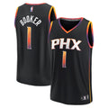 Devin Booker Phoenix Suns Fast Break Replica Player Jersey - Statement Edition - Black Basketball TJS0510