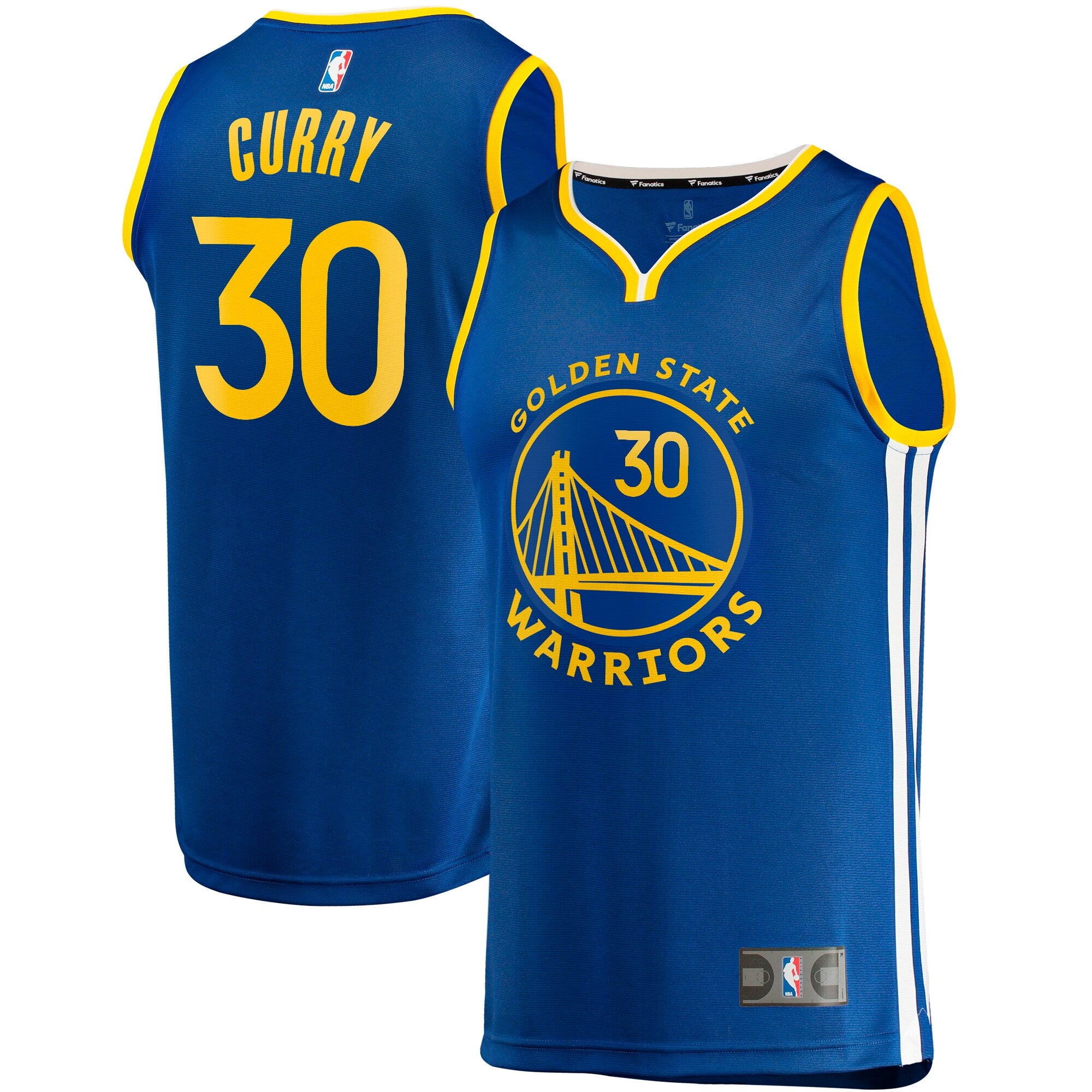 Stephen Curry Golden State Warriors Fast Break Replica Jersey - Icon Edition - Royal Basketball TJS0555